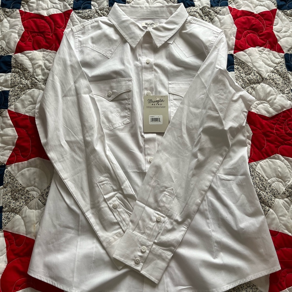 Wrangler Men's White Shirt